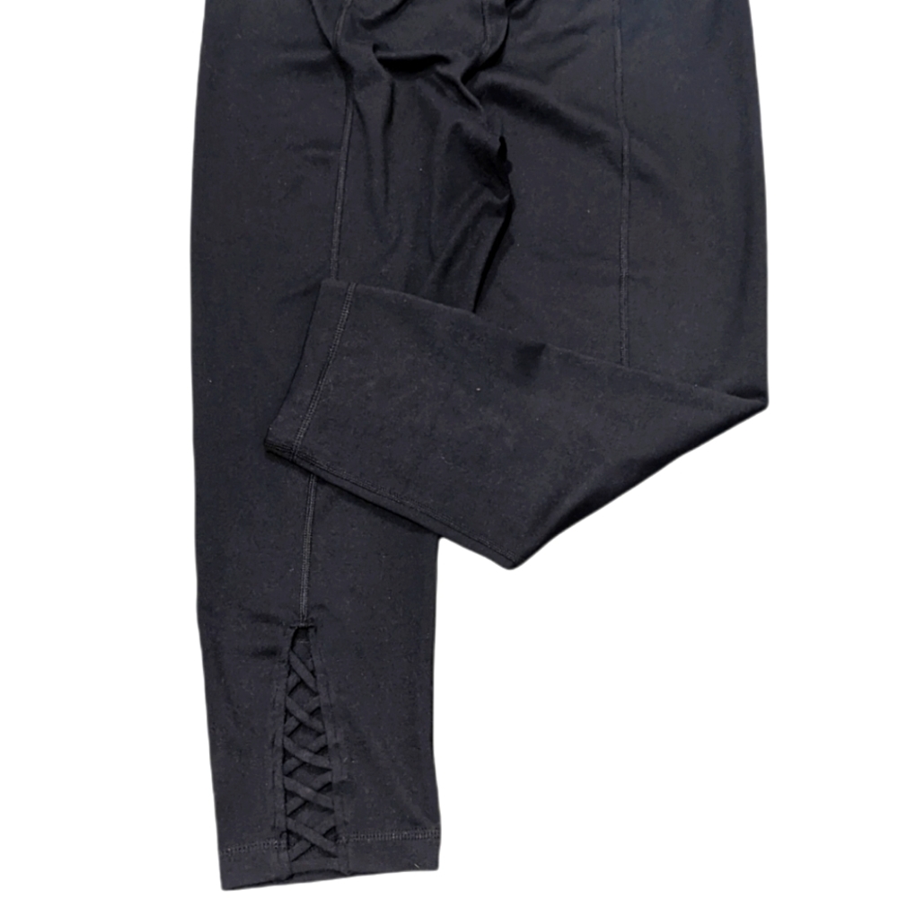 Yogalicious Black Cropped Leggings Large
